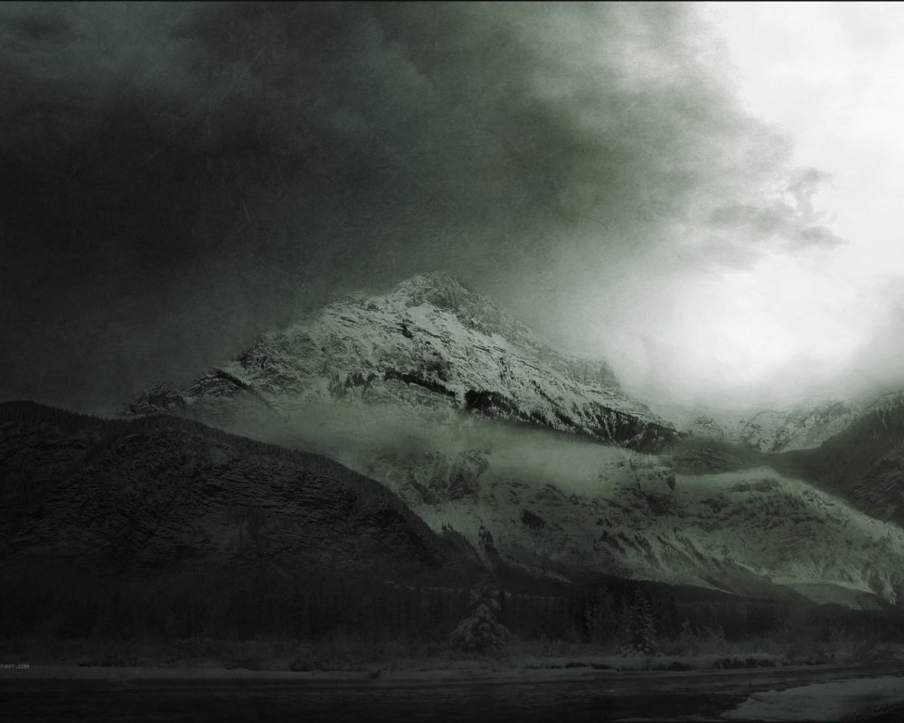 Мрачная Горная местность