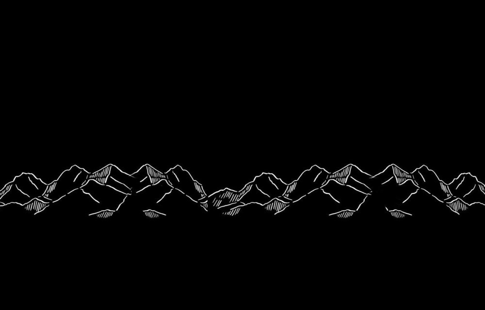 Минимализм на черном фоне
