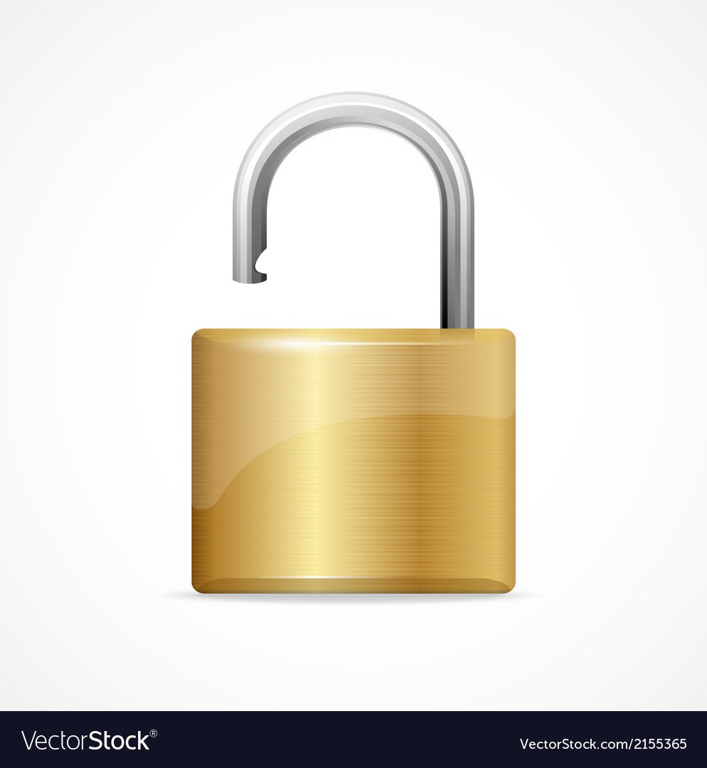 Золотой замок на прозрачном фоне