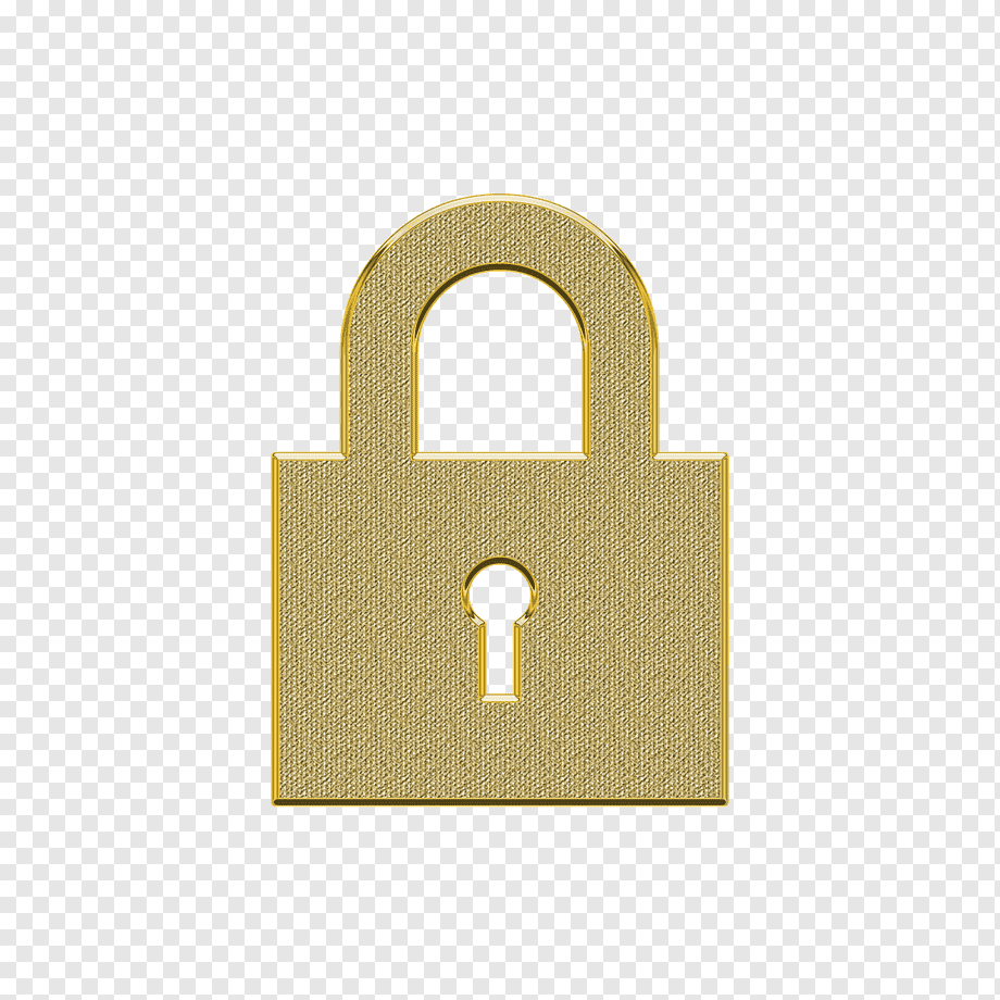 Замок навесной овальный