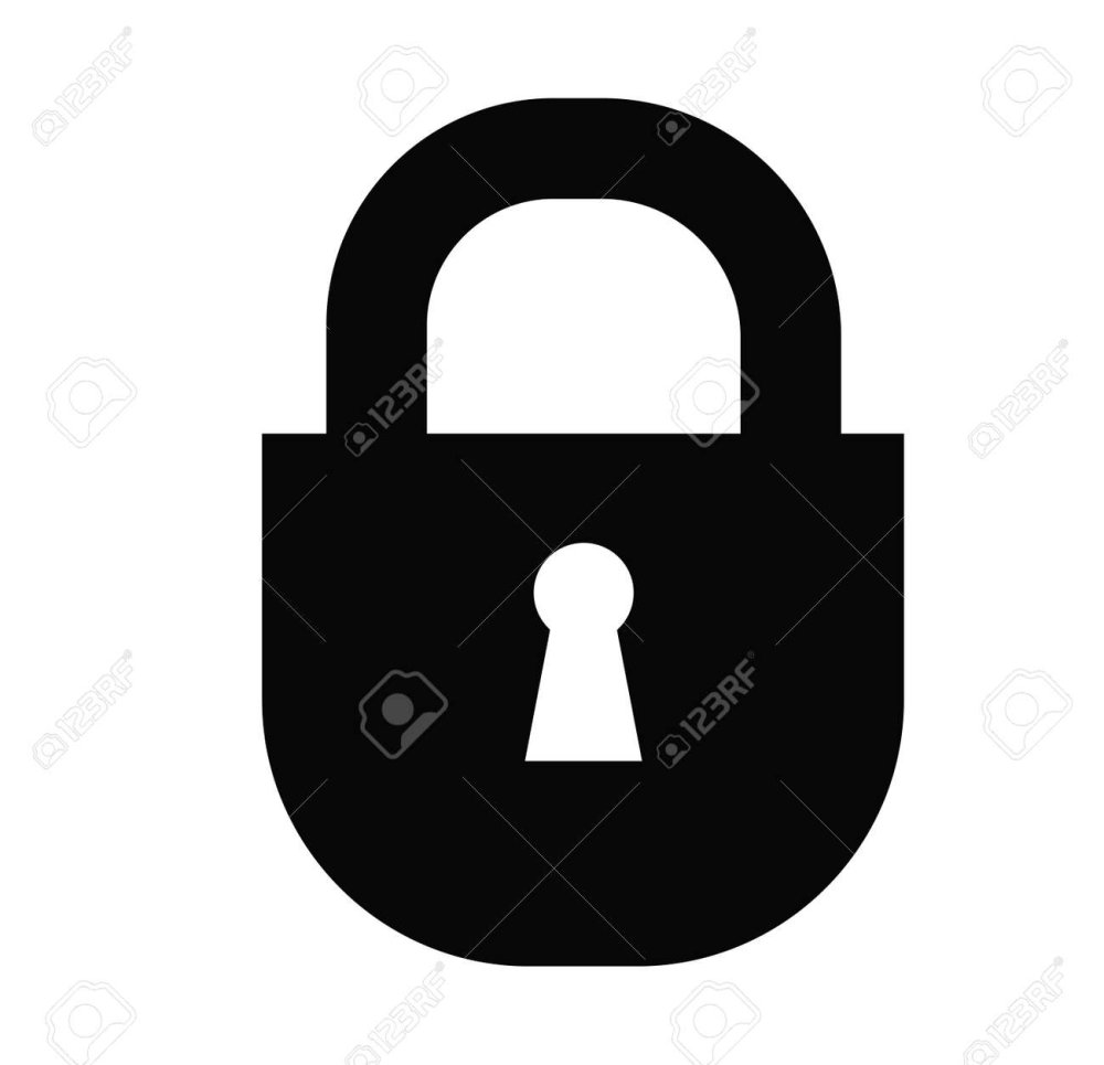 Замок навесной эскиз