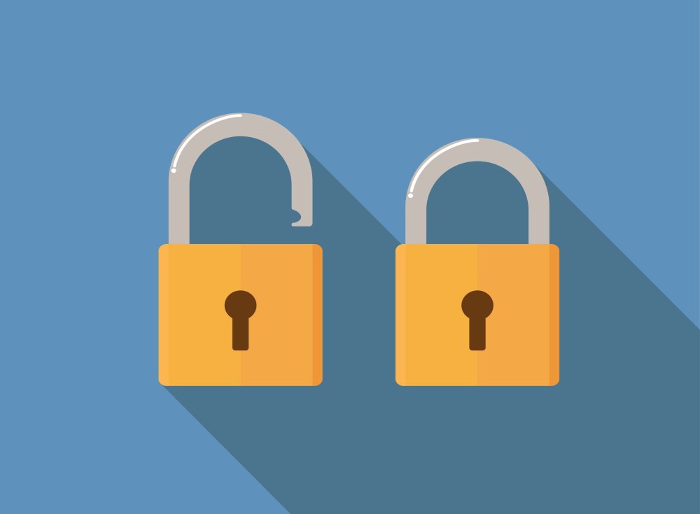 Замок безопасность флэт