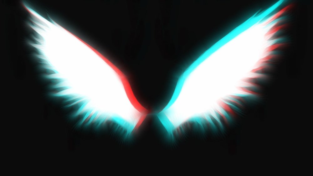 Ангел с крыльями