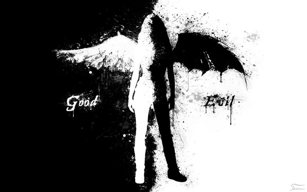 Ангел на фоне неба