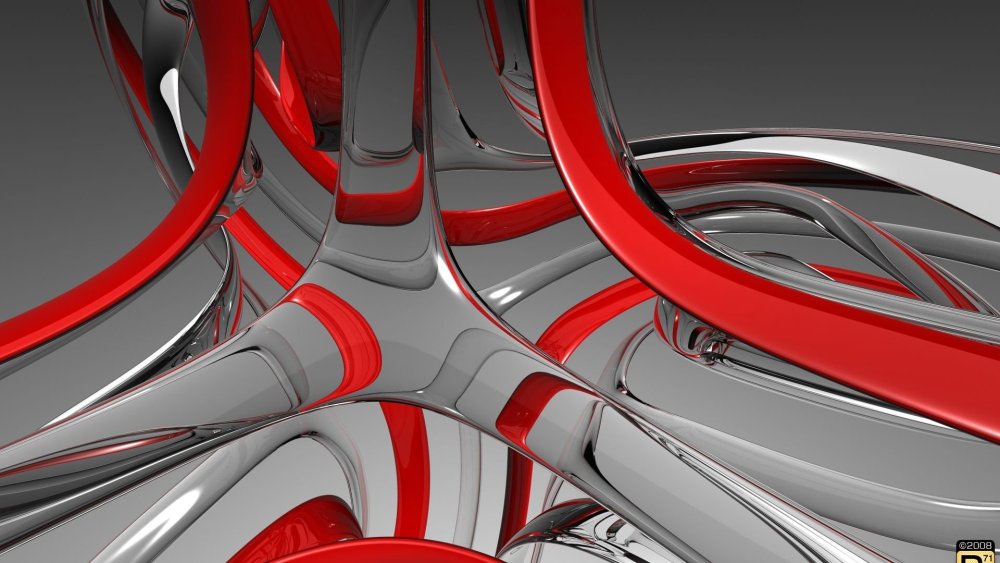 Красно серая абстракция