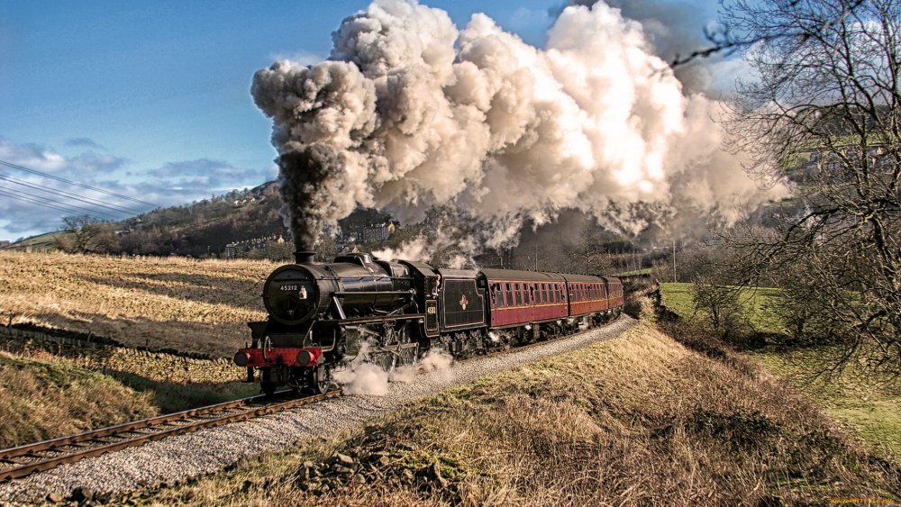 Паровоз осень