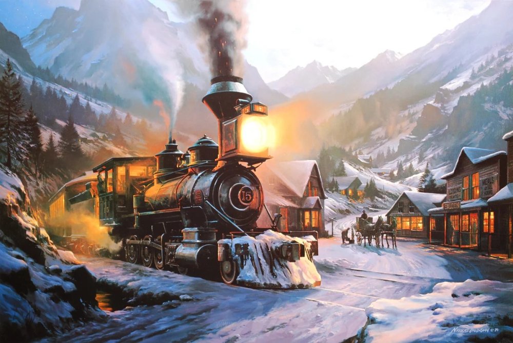 Парового Локомотива “Steam Wagon”