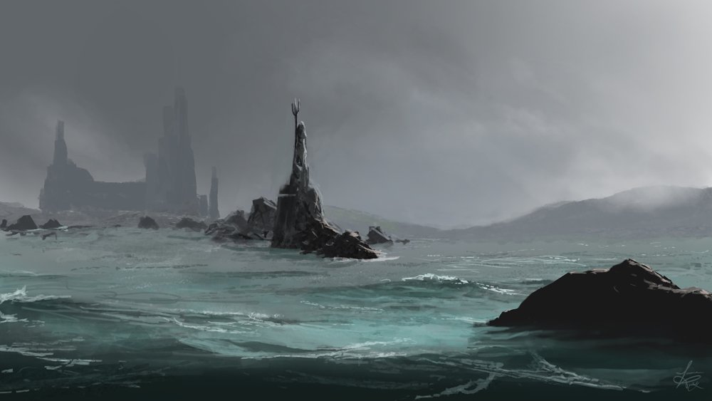 Остров в тумане арт