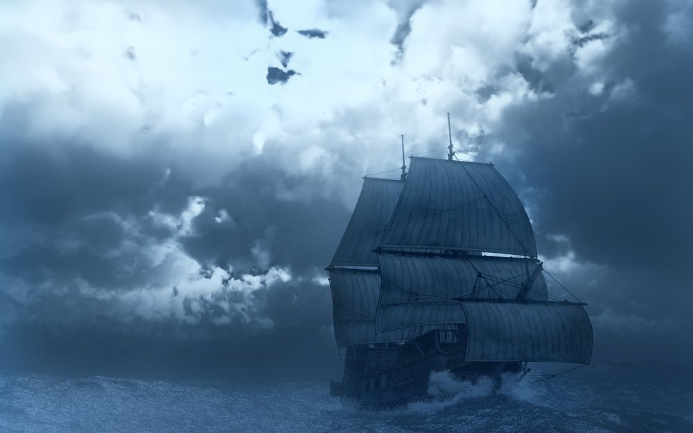 Парусник в тумане