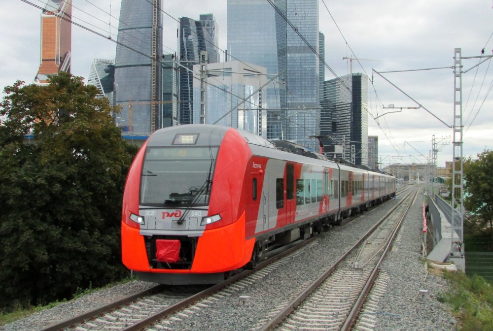 Красивый поезд РЖД