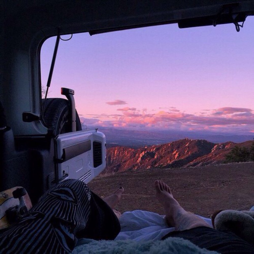 Эстетика поездки в машине