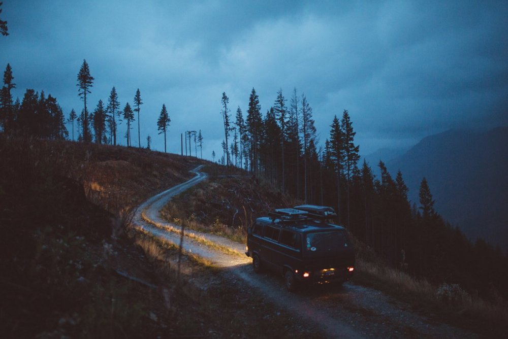 Эстетика поездки в машине