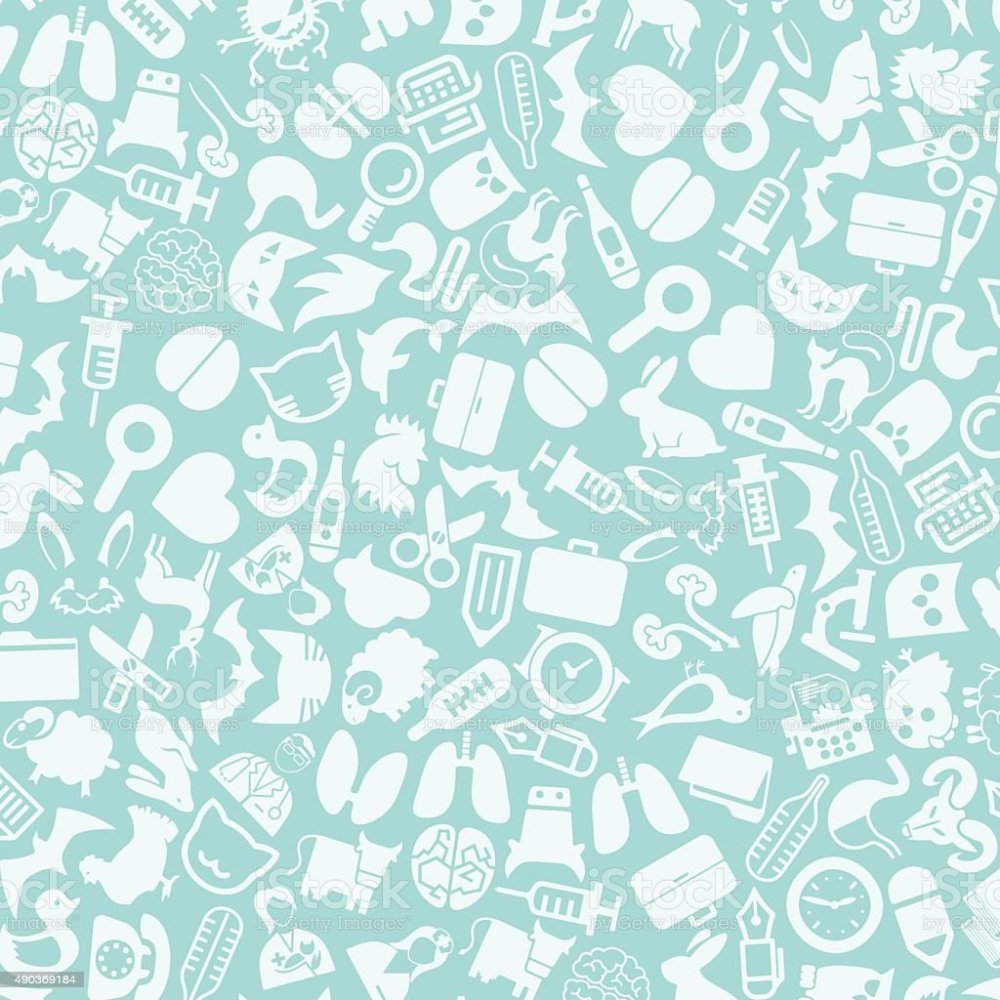 Ветеринар на однородном фоне