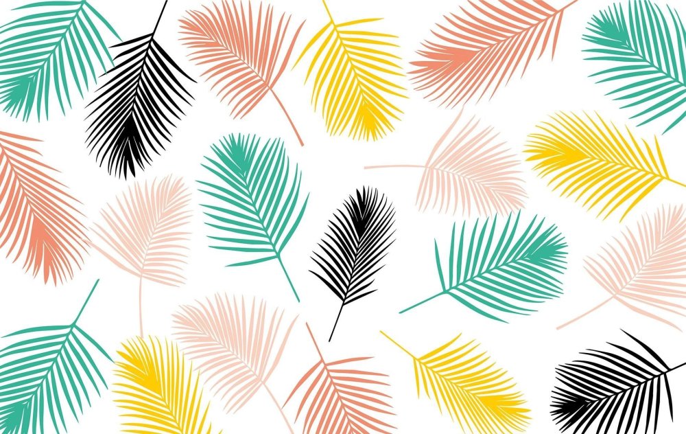 Листья пальмы паттерн