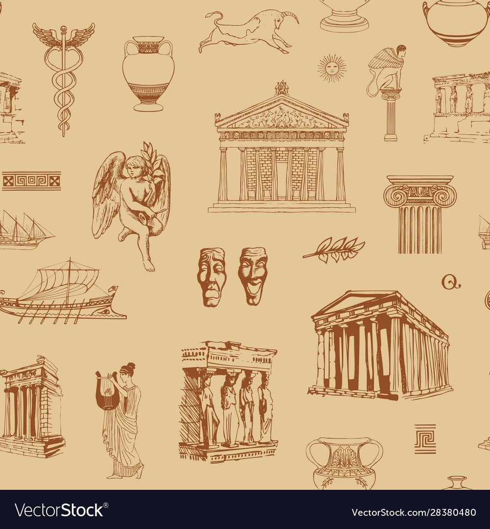 Рамка в греческом стиле