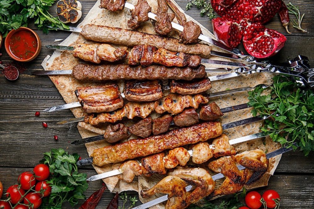 Люля-кебаб шашлык ассорти