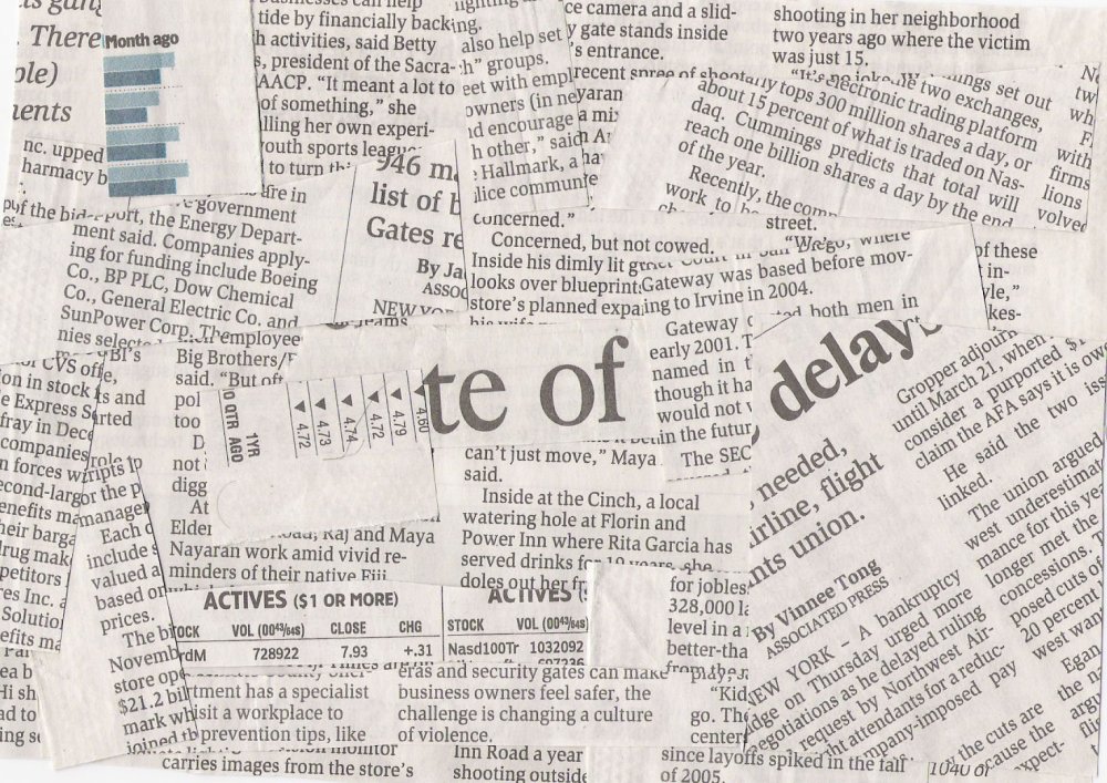 Газета Иностранная фон