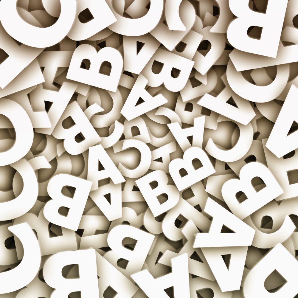 Фон буквы
