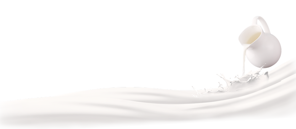 Бутылка молока вид сверху