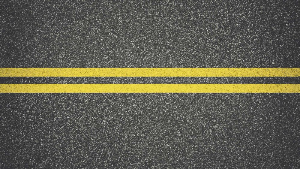 Дорожное полотно с разметкой