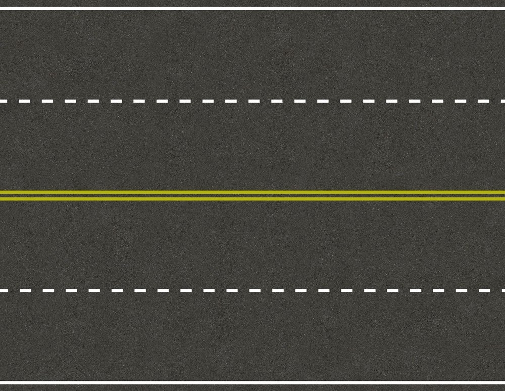 Асфальт с разметкой