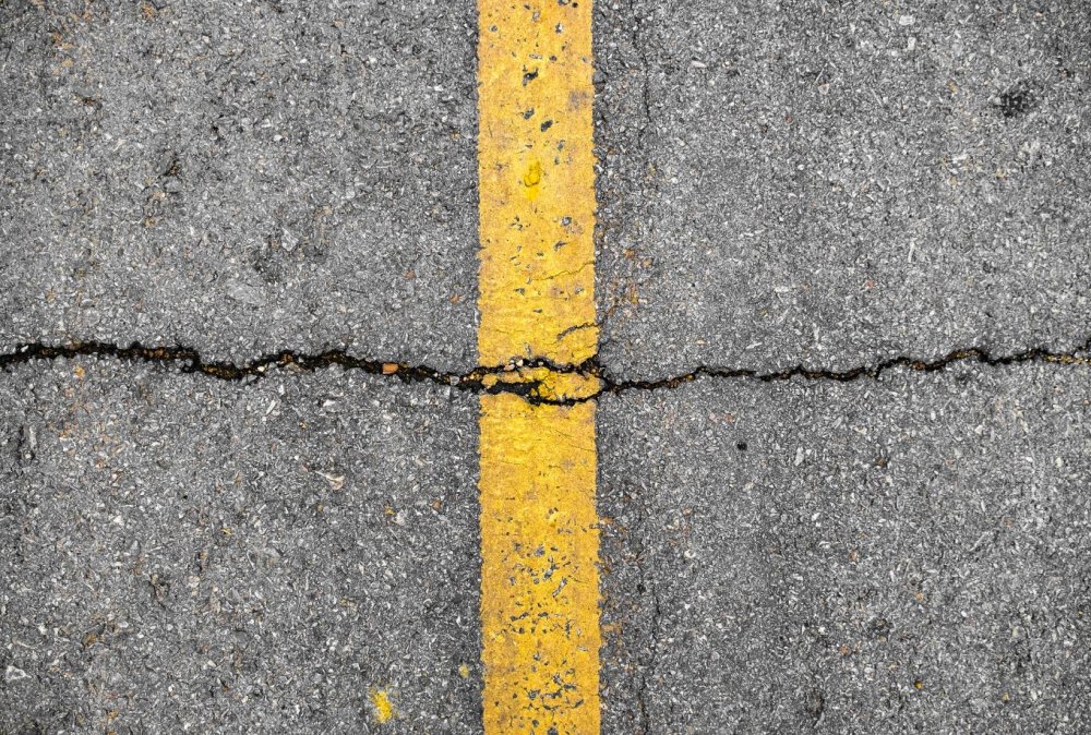 Асфальт с разметкой