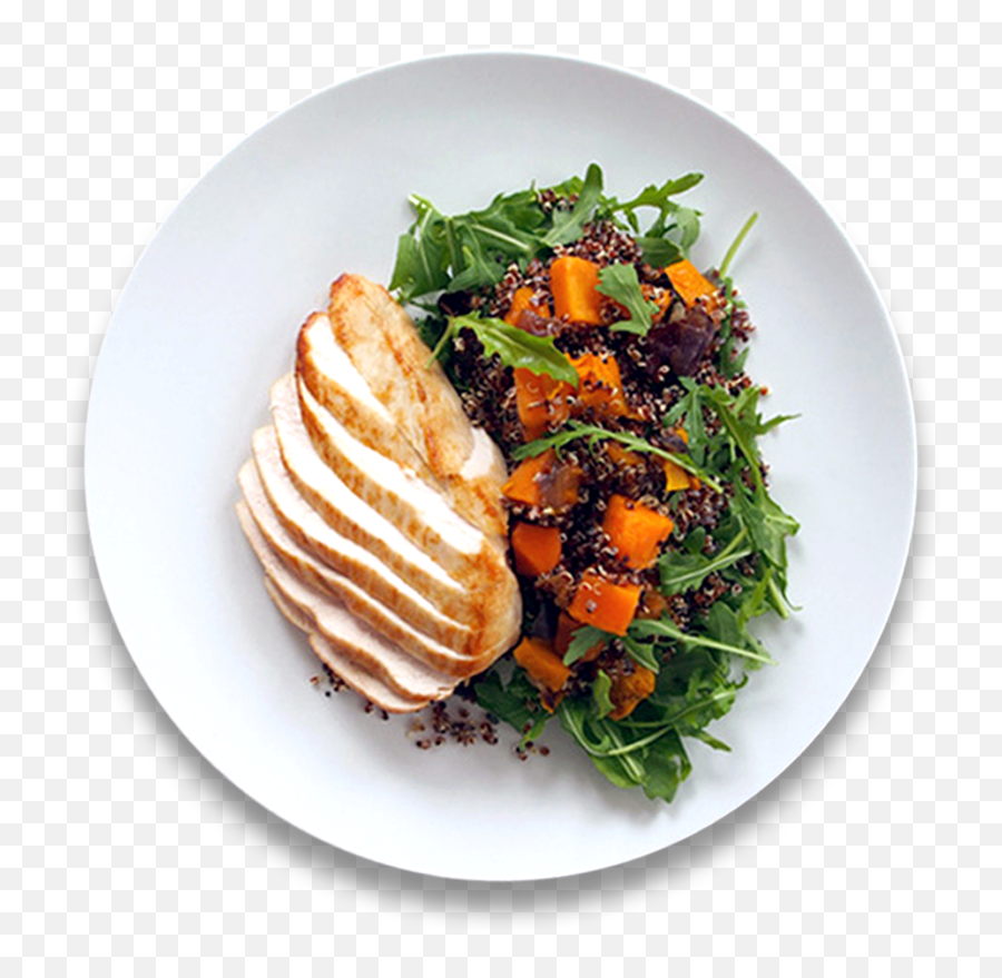 Еда на белой тарелке