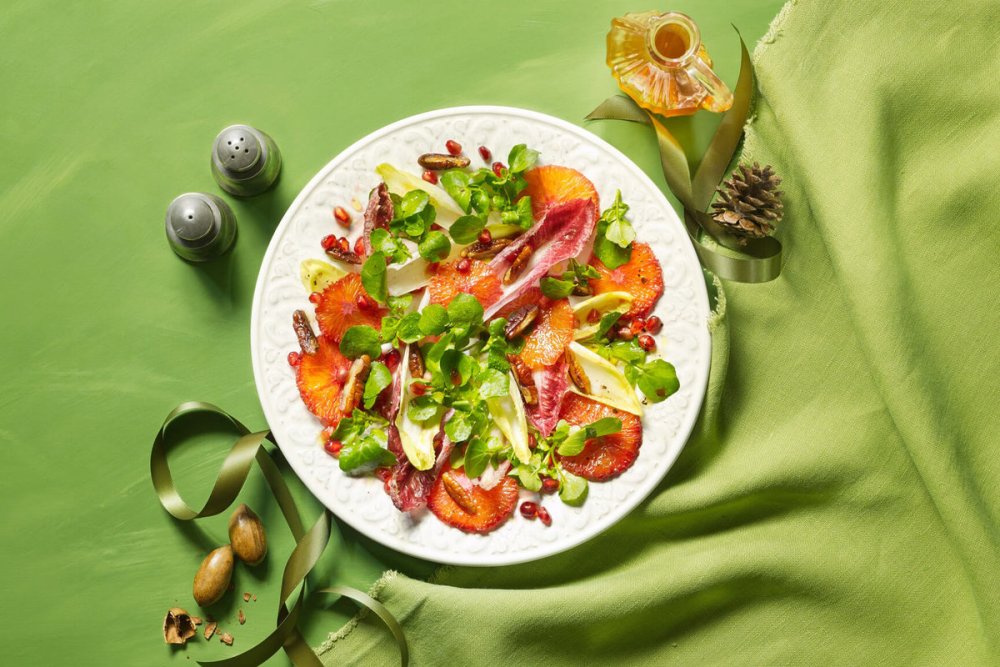 Блюда вид сверху