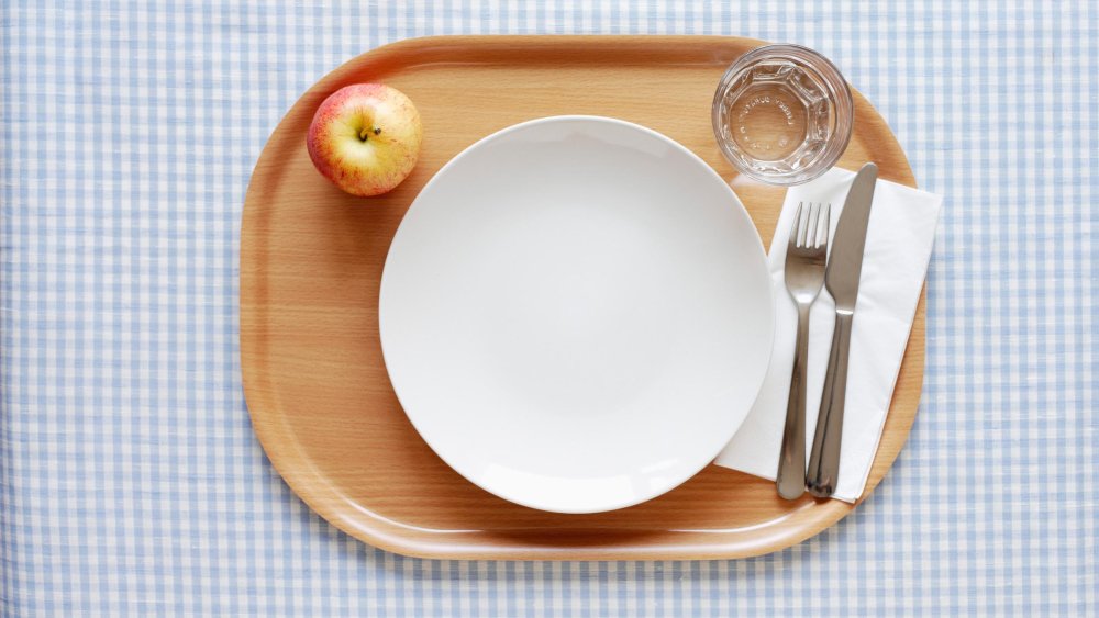 Тарелка вид сверху