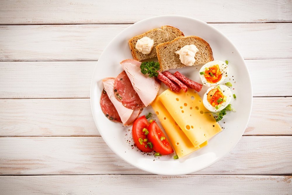 Завтрак на тарелке