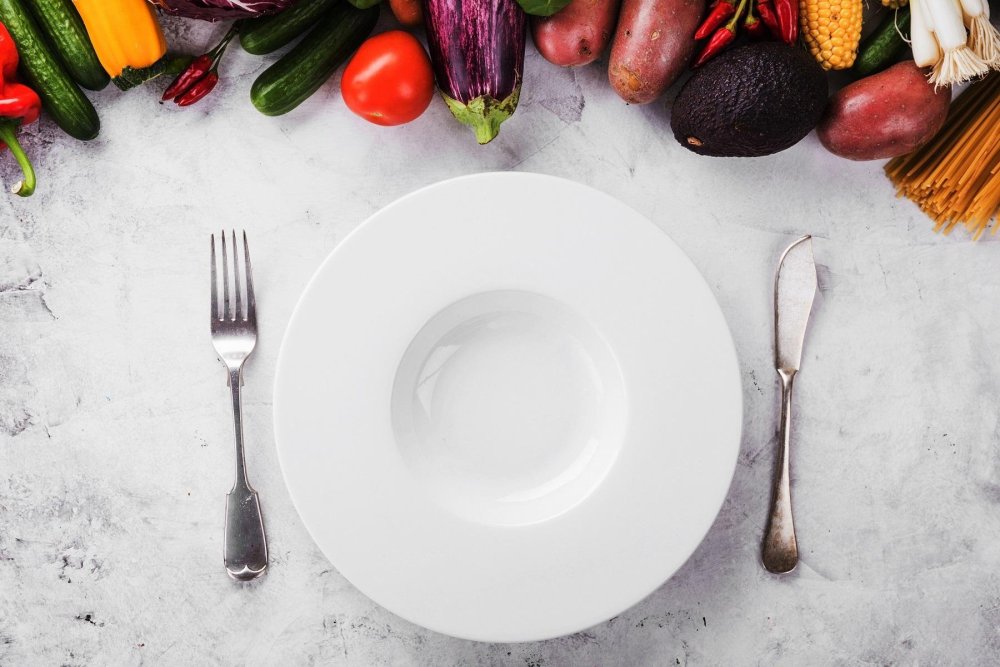 Фон для тарелки с едой