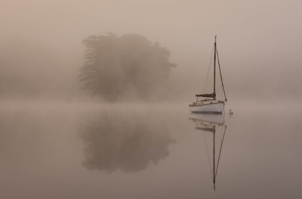 Лодка в тумане