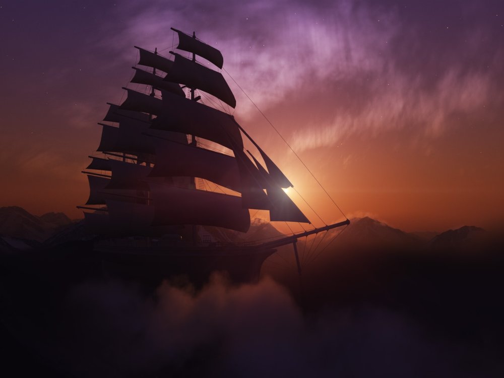 Ночь на корабле