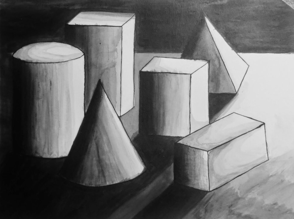 Цилиндр Светотень Академический