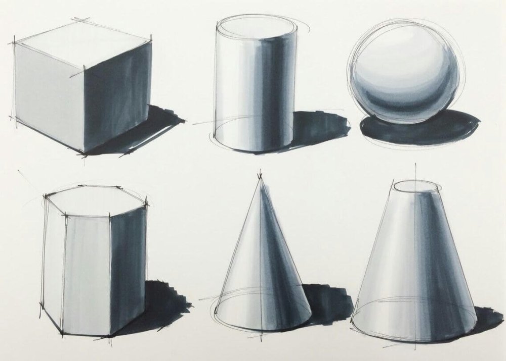 Декоративная фигура Flox куб песочный гранит (390х 385х 385)