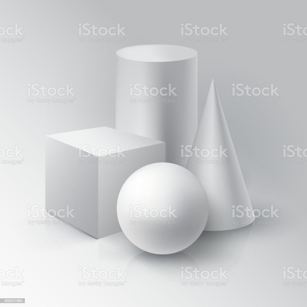 Натюрморт геометрических фигур