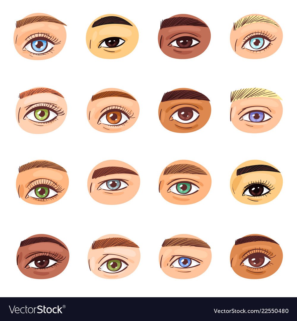 Китайские глаза вектор