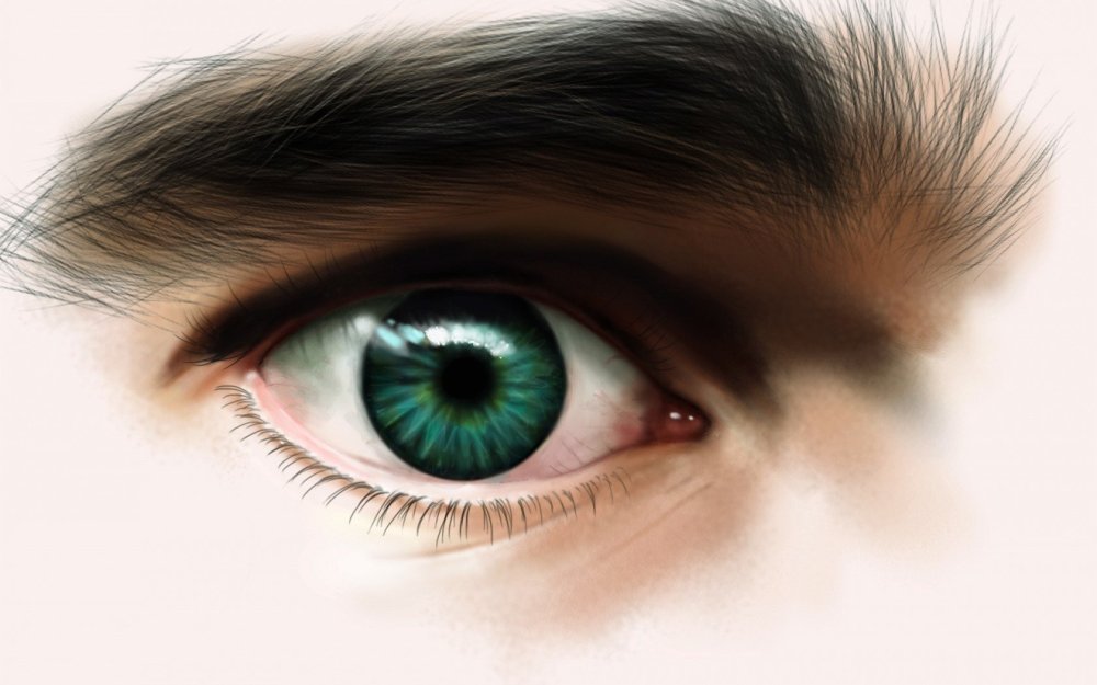 Мужские глаза арт