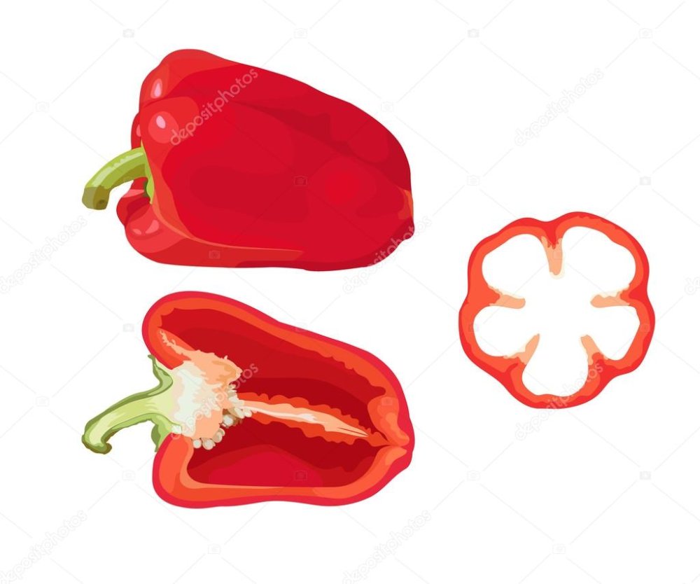 Перец в разрезе