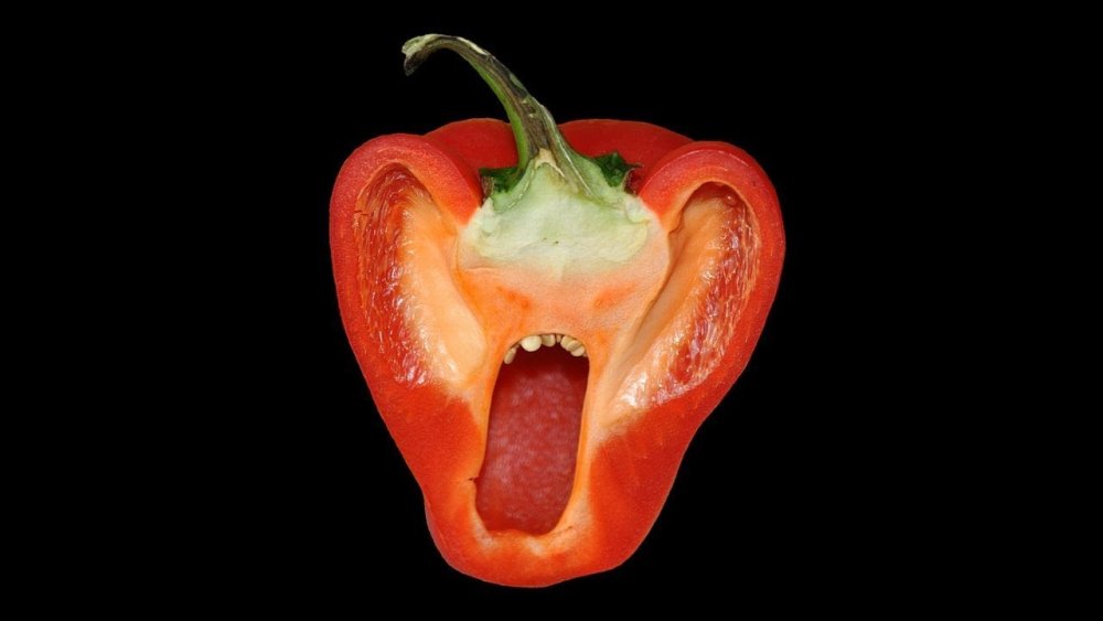 Перец в разрезе