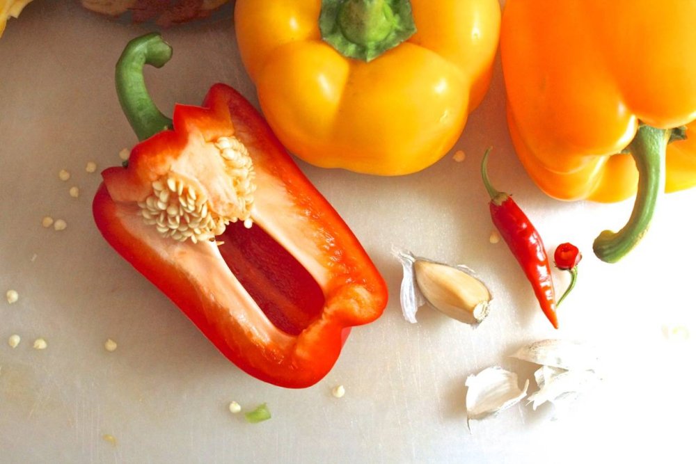 Болгарский перец в разрезе