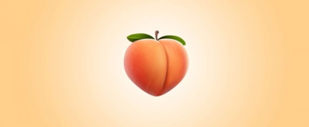 Персик стикер фрукт