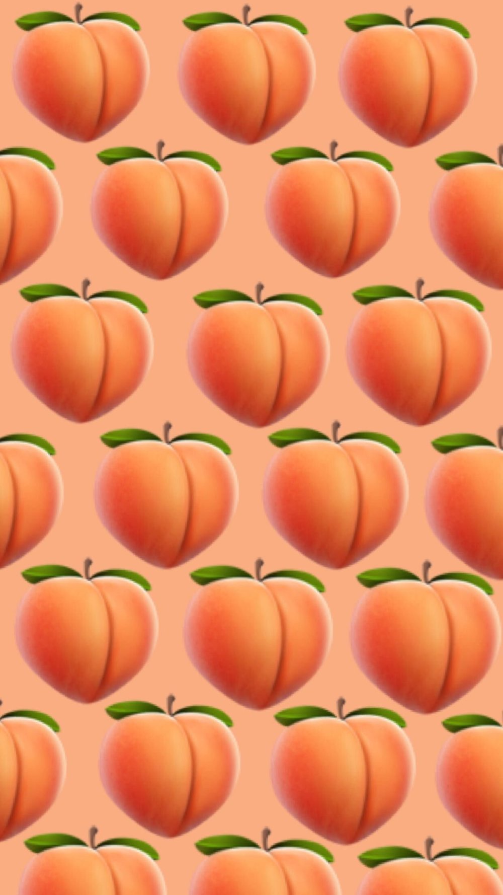 Персики мультяшные