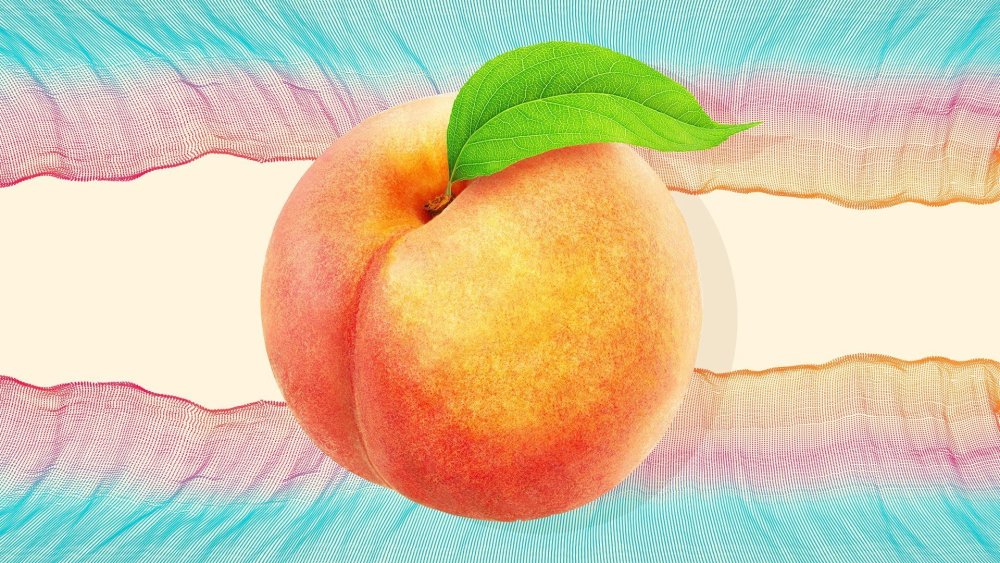 Персики фон