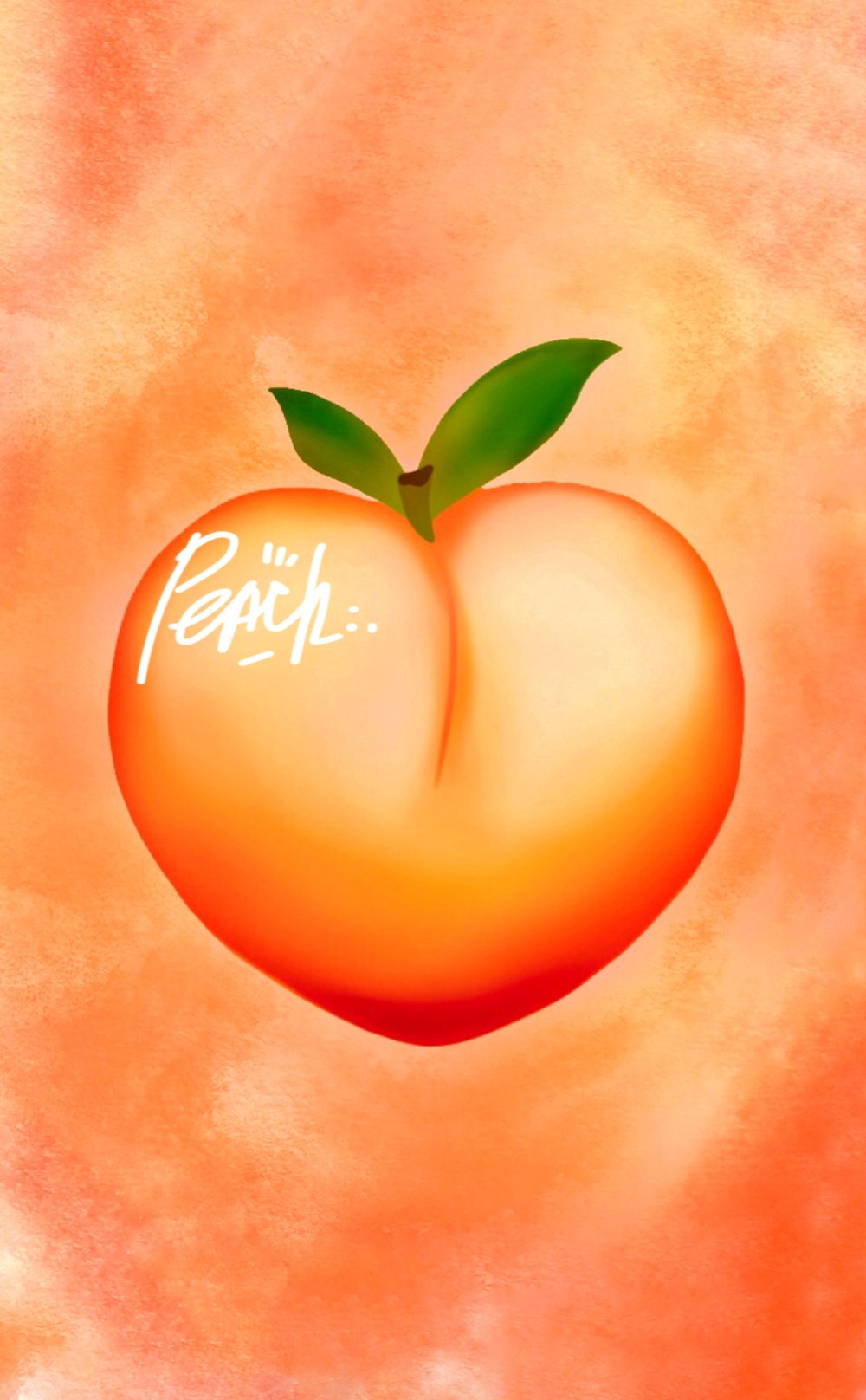 Персик Минимализм