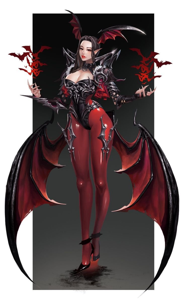 Аниме суккуб дьяволица