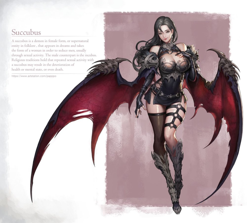 DND Succubus фэнтези