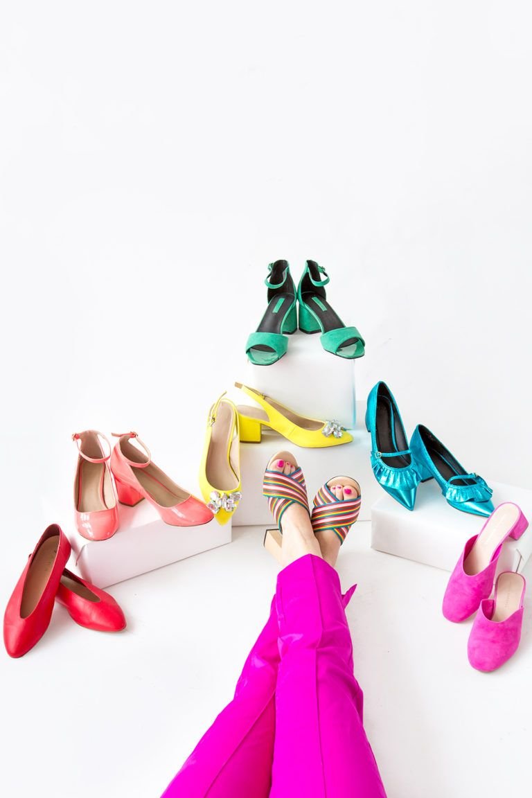 Женская обувь реклама баннер