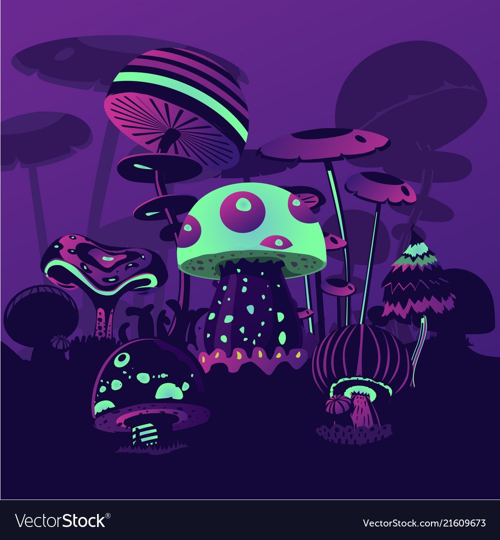 Сказочные грибы компьютерной графики