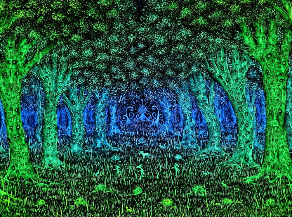 Неоновые грибы